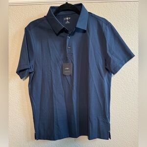 NWT J. Crew Men's Classic Untucked  Performance Pique Polo Shirt Small
